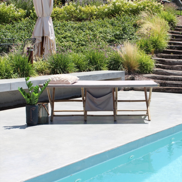 Lettino prendisole Marrone Legno BACARDI -4