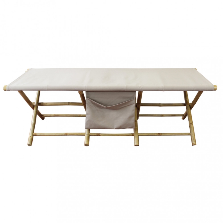 Lettino prendisole Marrone Legno BACARDI -2