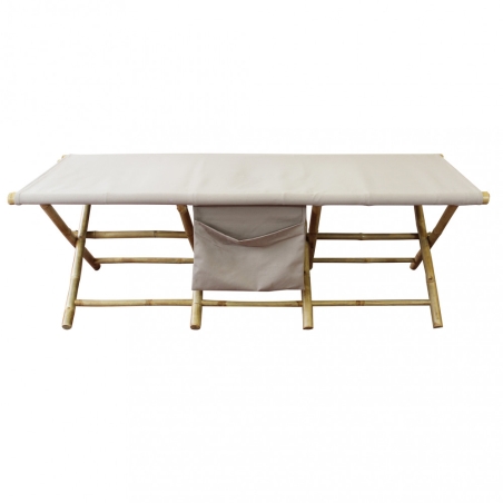 Lettino prendisole Marrone Legno BACARDI -2