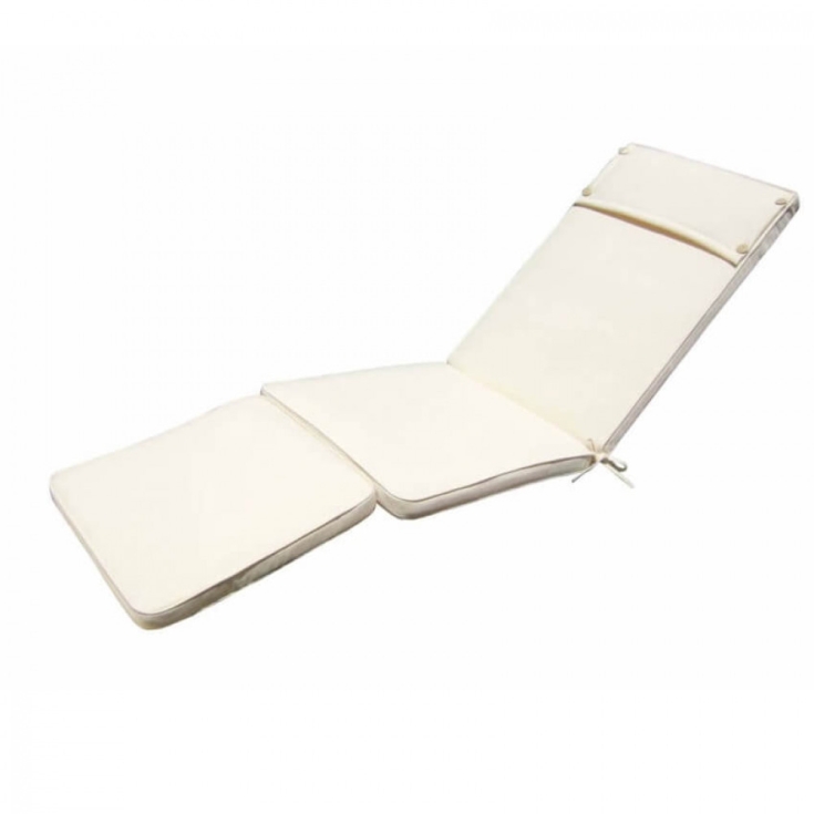 Cuscino in Poliestere 175x49cm spesso 4cm sfoderabile Ecrù Real