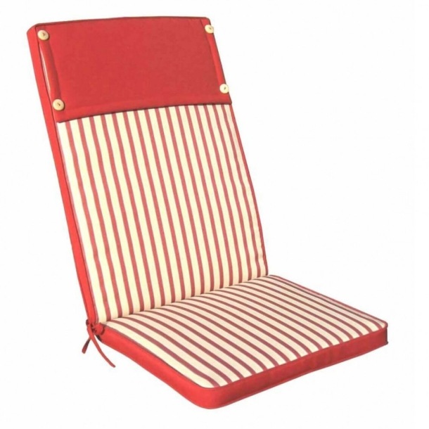 Cuscino in Poliestere 113x49cm spesso 4cm sfoderabile Rosso Real