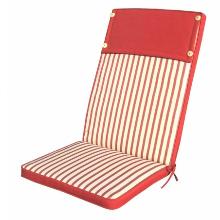 Cuscino in Poliestere 113x49cm spesso 4cm sfoderabile Rosso Real