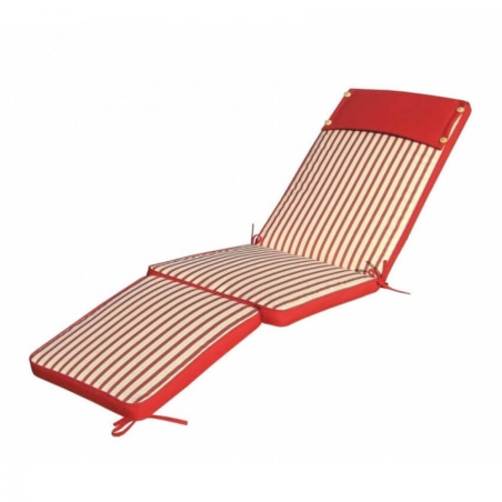 Cuscino in Poliestere 175x49cm spesso 4cm sfoderabile Rosso Real