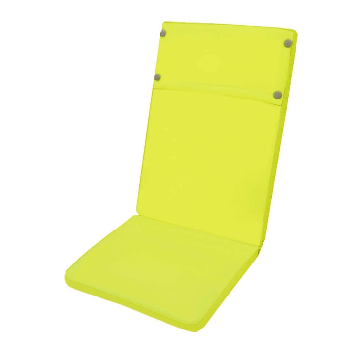 Cuscino in Poliestere 113x49cm spesso 4cm sfoderabile Verde Real