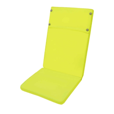 Cuscino in Poliestere 113x49cm spesso 4cm sfoderabile Verde Real