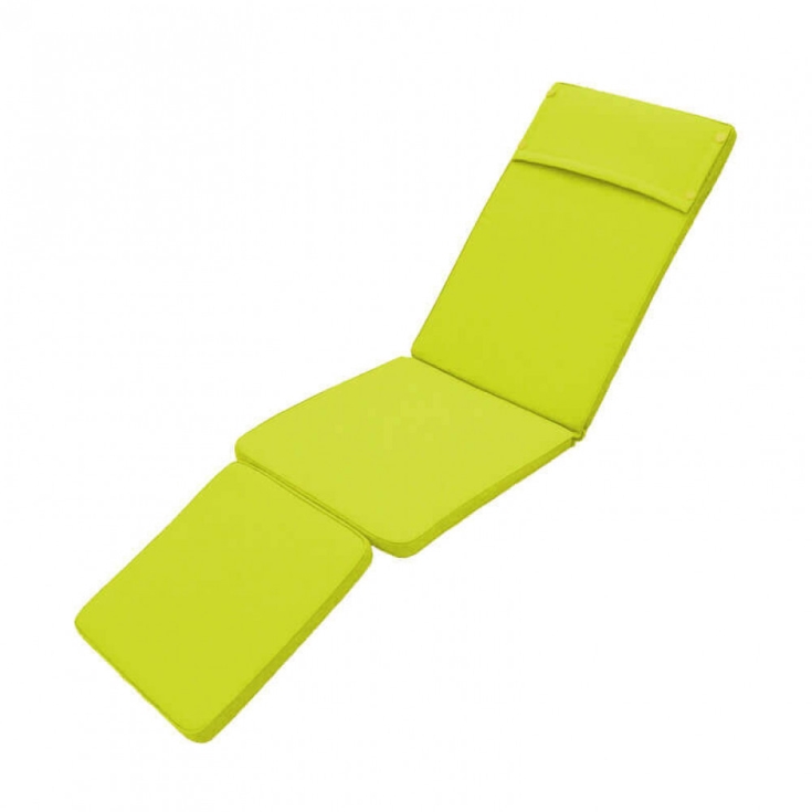 Cuscino in Poliestere 175x49cm spesso 4cm sfoderabile Verde Real