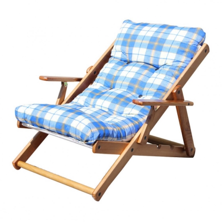 Cuscino in Cotone 56x16cm spesso 110cm non sfoderabile Blu Relax -2