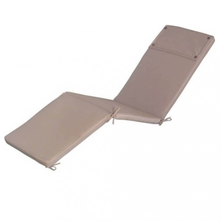 Cuscino in Poliestere 173x47cm spesso 4cm sfoderabile Tortora Steamer