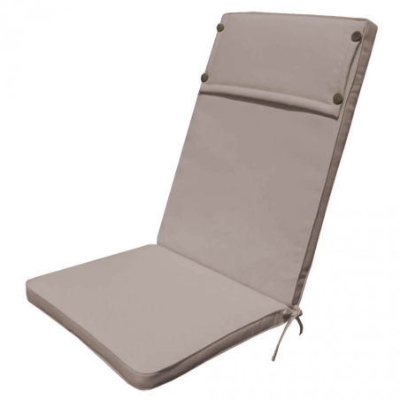 Cuscino in Poliestere 113x49cm spesso 4cm sfoderabile Tortora Real