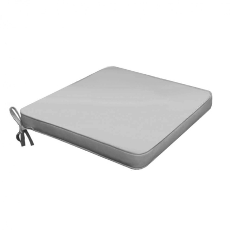 Cuscino in Poliestere 40x40cm spesso 4cm sfoderabile Grigio Real