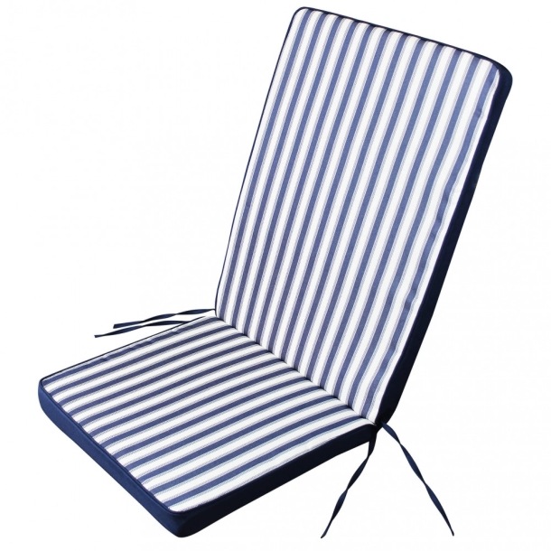 Cuscino in Poliestere 95x44cm spesso 4cm sfoderabile Blu Real