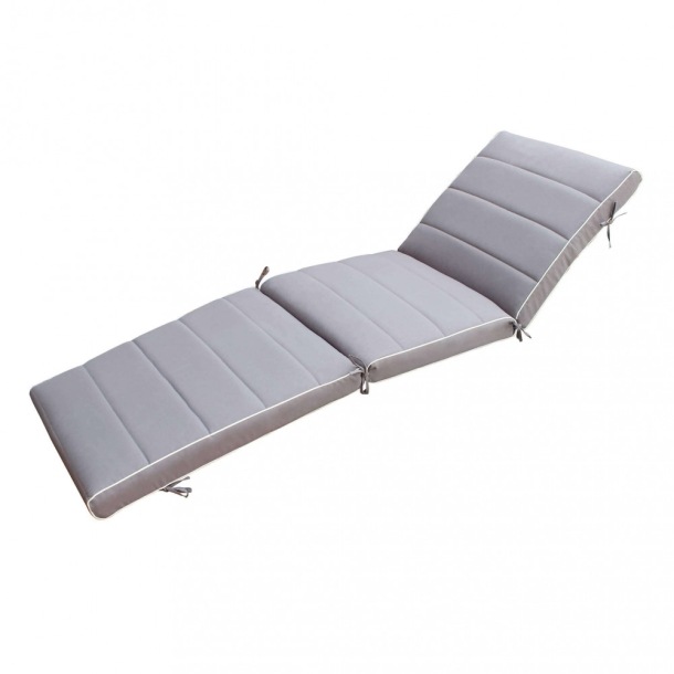 Cuscino in Poliestere 185x57cm spesso 8cm sfoderabile Grigio