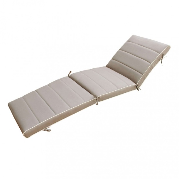 Cuscino in Poliestere 185x57cm spesso 8cm sfoderabile Tortora