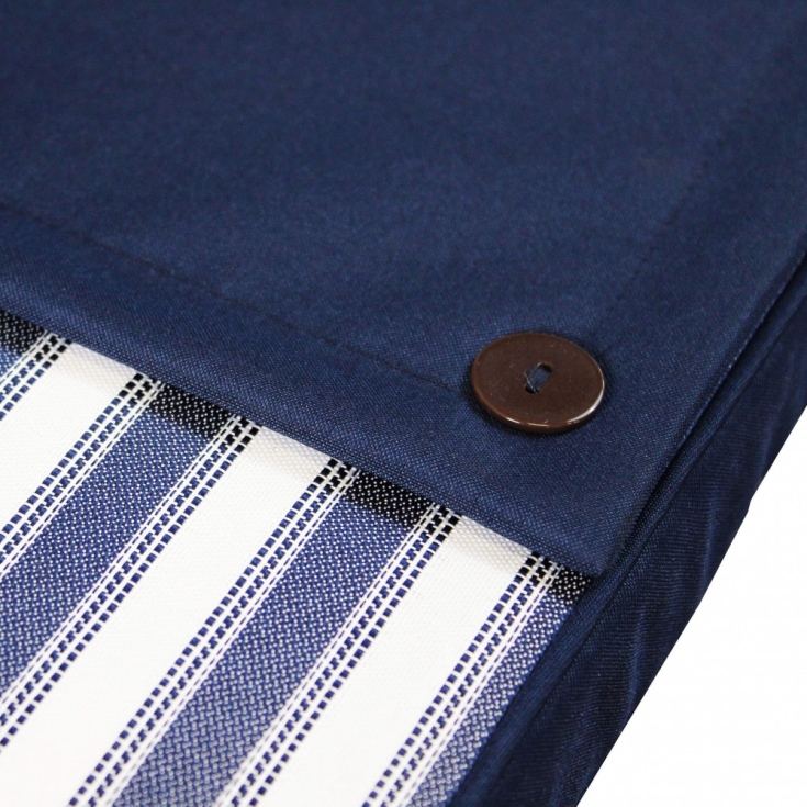 Cuscino in Poliestere 195x59cm spesso 4cm sfoderabile Blu RealEDILIAMO EDENYA