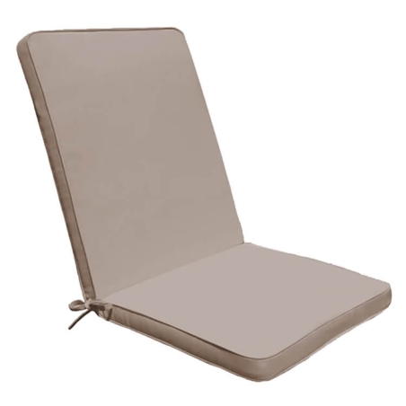 Cuscino in Poliestere 90x40cm spesso 4cm sfoderabile Tortora RealEDILIAMO EDENYA