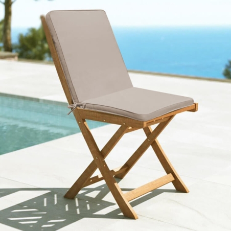 Cuscino in Poliestere 90x40cm spesso 4cm sfoderabile Tortora RealEDILIAMO EDENYA