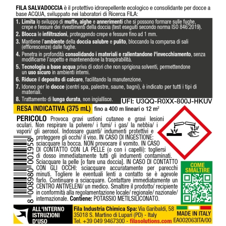 Salvadoccia Fila Anti infiltrazione per doccia 375mlFILA