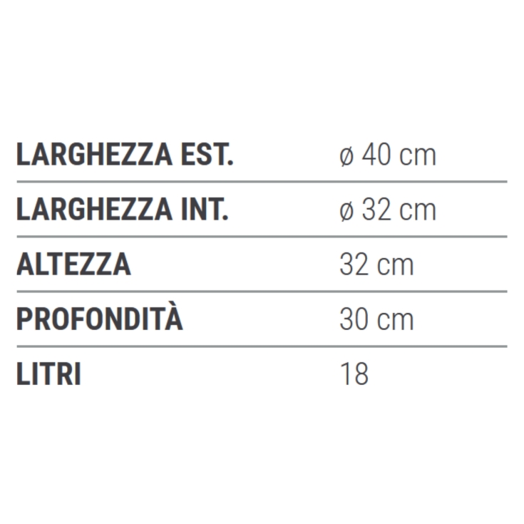 Vaso da esterno doppiobordo Festone Rome Monacis -5