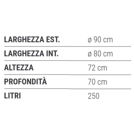 Vaso da esterno doppiobordo Festone Rome Monacis -10