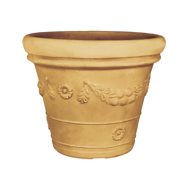 Vaso da esterno doppiobordo Festone Rome Monacis -3