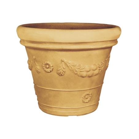 Vaso da esterno doppiobordo Festone Rome Monacis -3