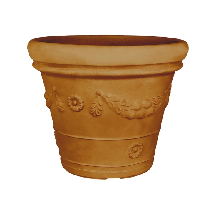 Vaso da esterno doppiobordo Festone Rome Monacis -4