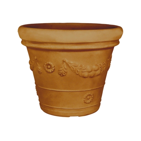 Vaso da esterno doppiobordo Festone Rome Monacis -4