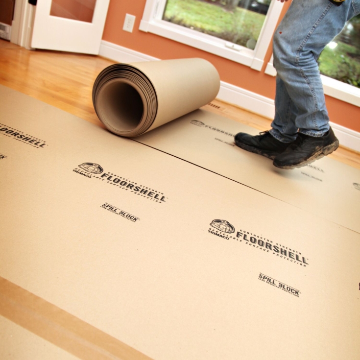 Cartone per protezione delle superfici Floorshell Trimaco -2