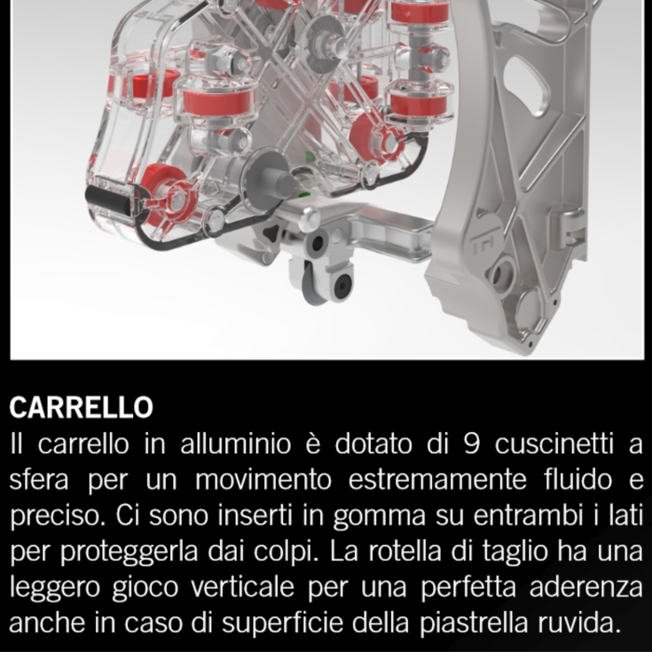 Tagliapiastrelle professionale a spinta Sintesi 133 BattipavBATTIPAV
