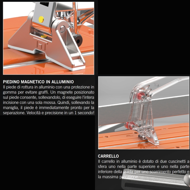 Tagliapiastrelle professionale a spinta Profi 163 Evo BattipavBATTIPAV