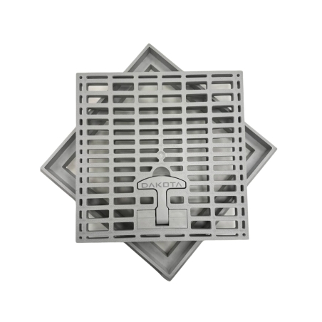 Chiusino a griglia PVC completo di telaio DakotaDAKOTA