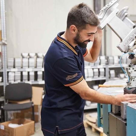 Polo in cotone U-Power Way Deep Blue -2