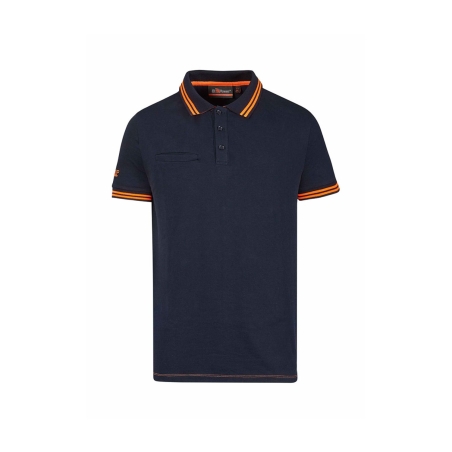 Polo in cotone U-Power Way Deep Blue -1