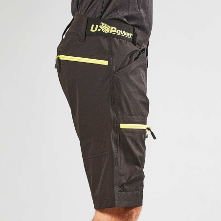 Bermuda da lavoro U-Power Ares black carbon -5