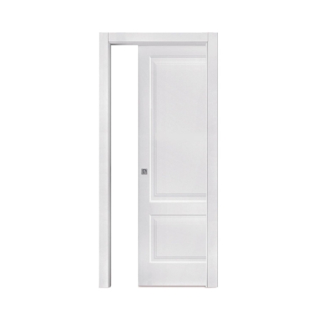 Porta scorrevole interna bianca laccata CLASSIC -2
