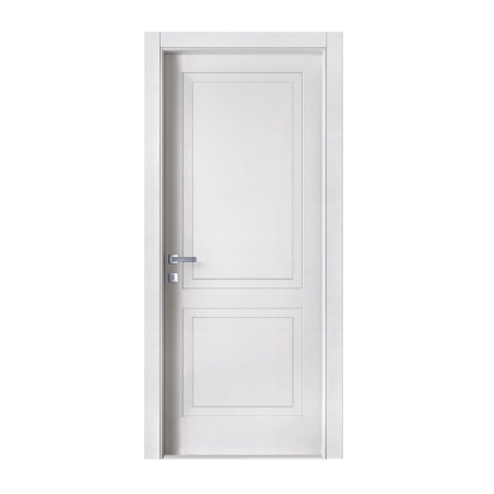 Porta battente reversibile bianca laccata STYLE -2
