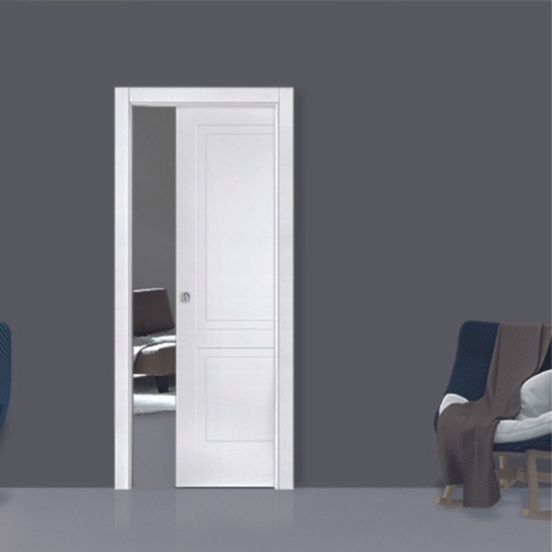 Porta scorrevole interna bianca laccata STYLE -1