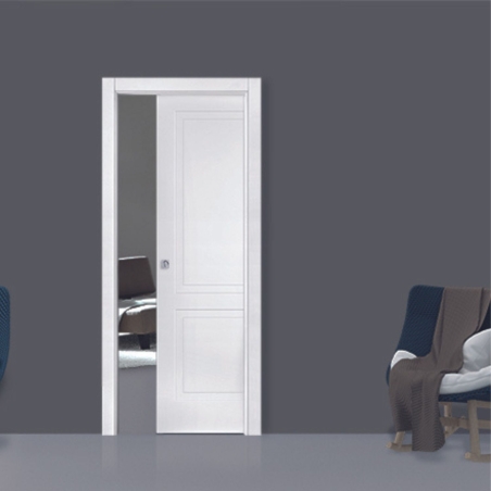 Porta scorrevole interna bianca laccata STYLE -1