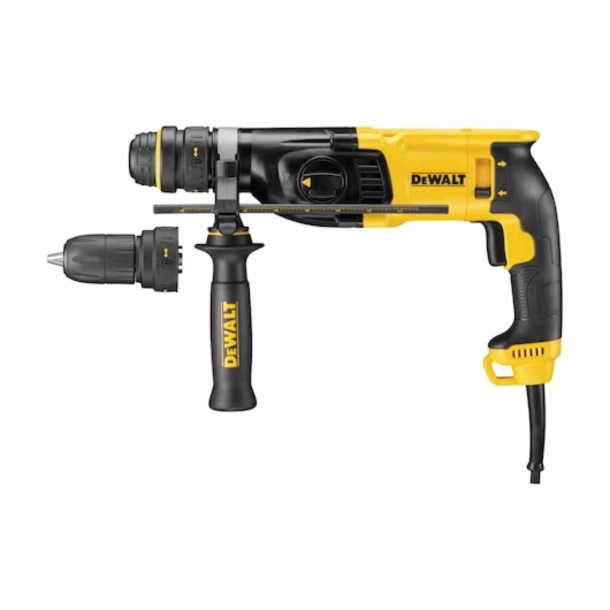 Tassellatore SDS PLUS DeWalt 800W 2.8j doppio mandrino D25134K-QS -1