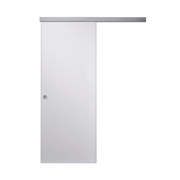 Porta scorrevole esterno muro bianca laccata CL -2