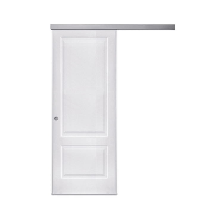 Porta scorrevole esterno muro bianca laccata CLASSIC -2