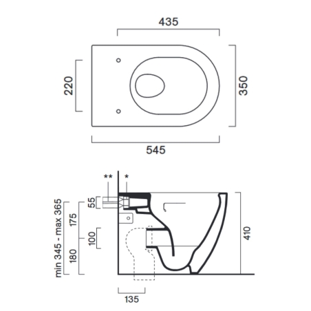 Wc a pavimento 55x35 -3