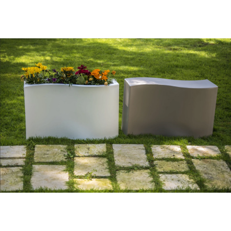 Vaso giardino ad onda 90x40cm POST55 Kloris -6