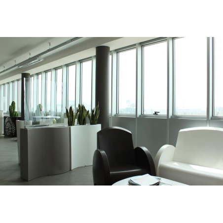 Vaso giardino ad onda 90x40cm POST55 Kloris -7