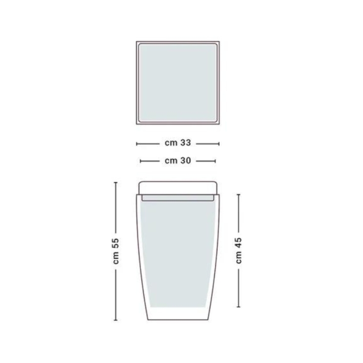 Pouf da giardino altezza 55cm Comfy Fine Monacis -6