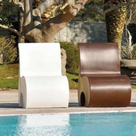 Poltrona da giardino colorata 82 cm Eddy Kloris -17