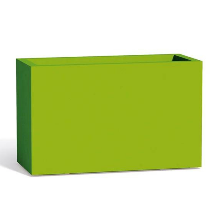 Portavaso rettangolare in polietilene 80x35x50h Flowerpot Monacis -18
