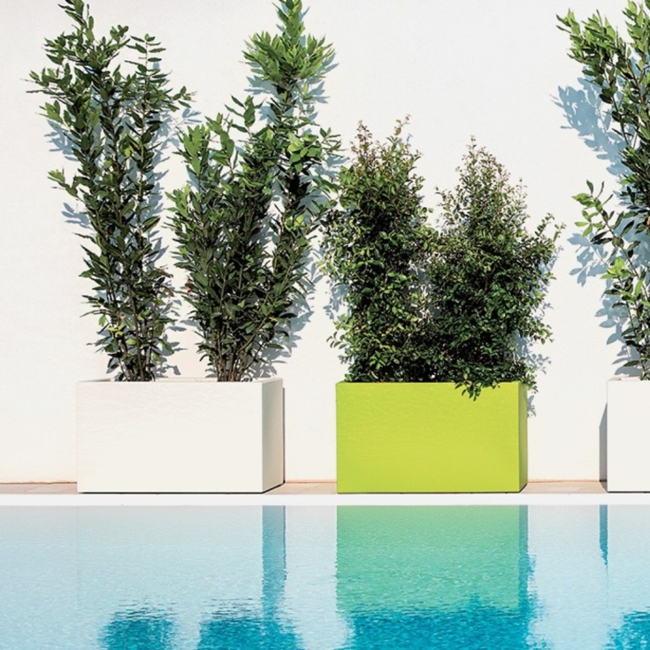 Portavaso rettangolare in polietilene 80x35x50h Flowerpot Monacis -20