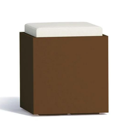 Pouf da giardino alto 47.5cm Comfy Square Monacis -10