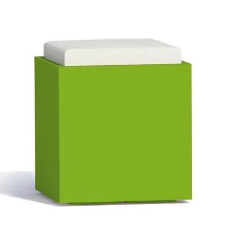 Pouf da giardino alto 47.5cm Comfy Square Monacis -8